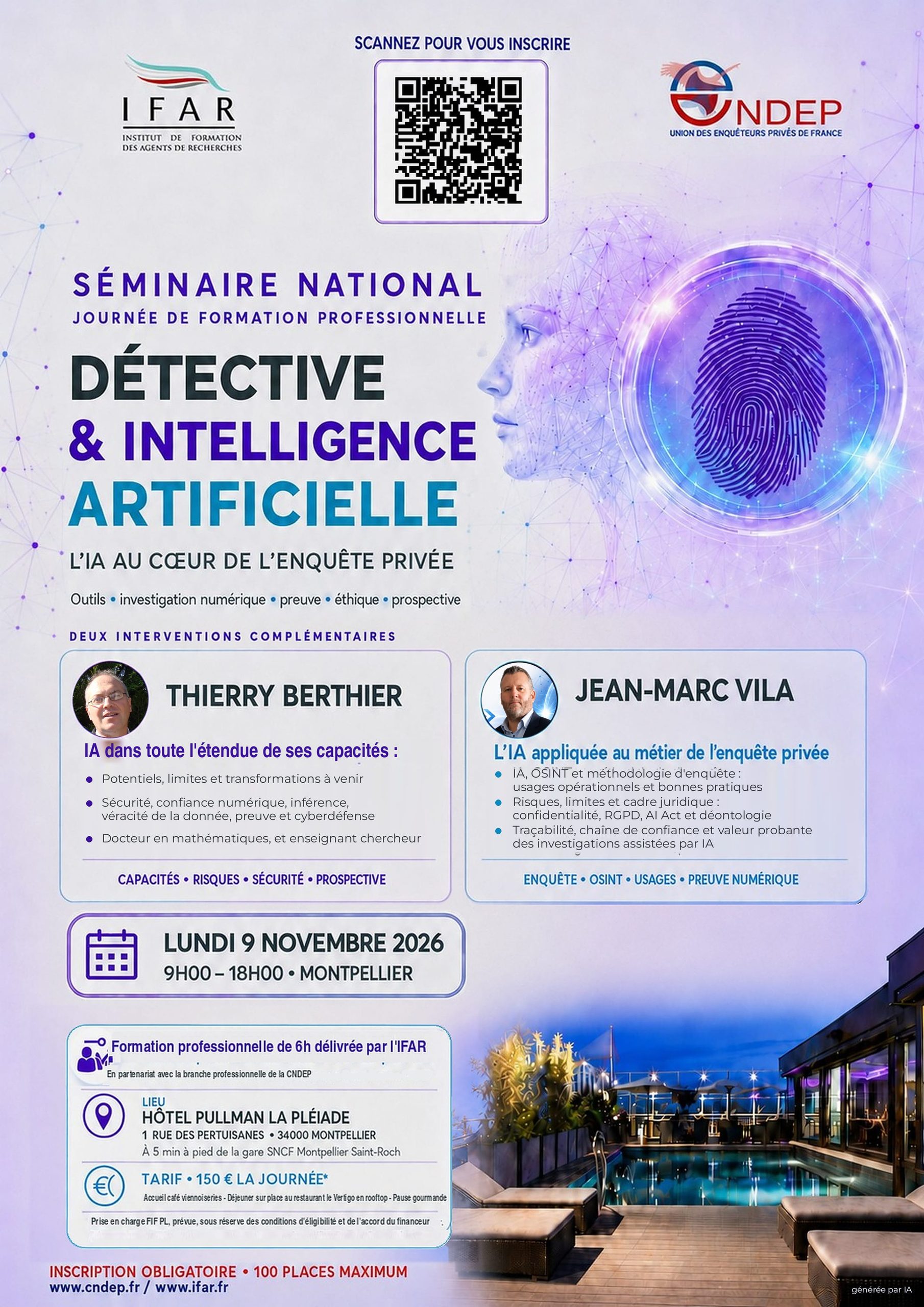 Affiche du séminaire IFAR